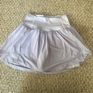 Lilac tennis skirt